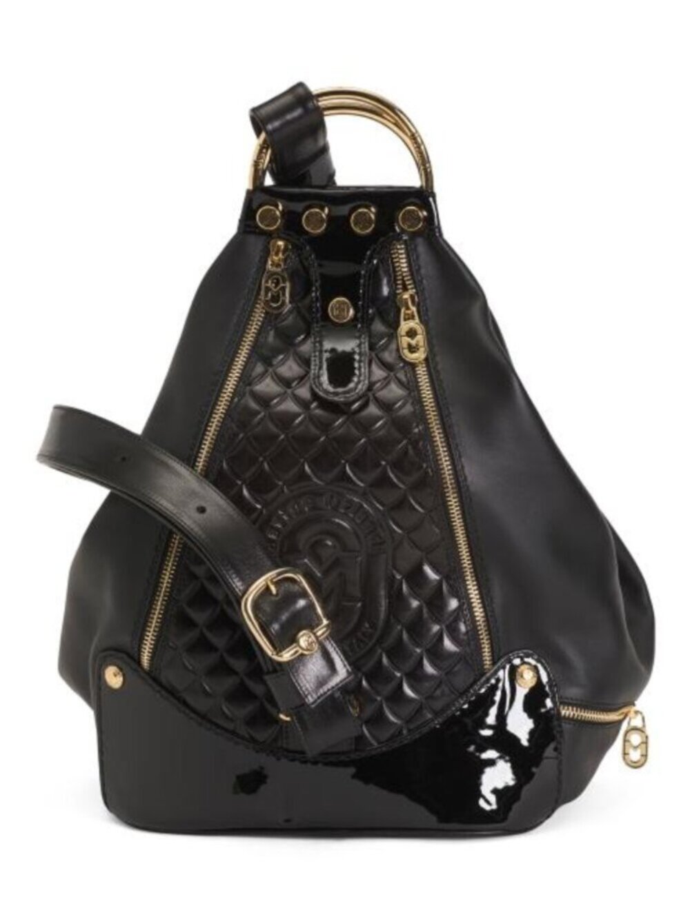 MARINO ORLANDI Made In Italy Leather Smooth Backpack